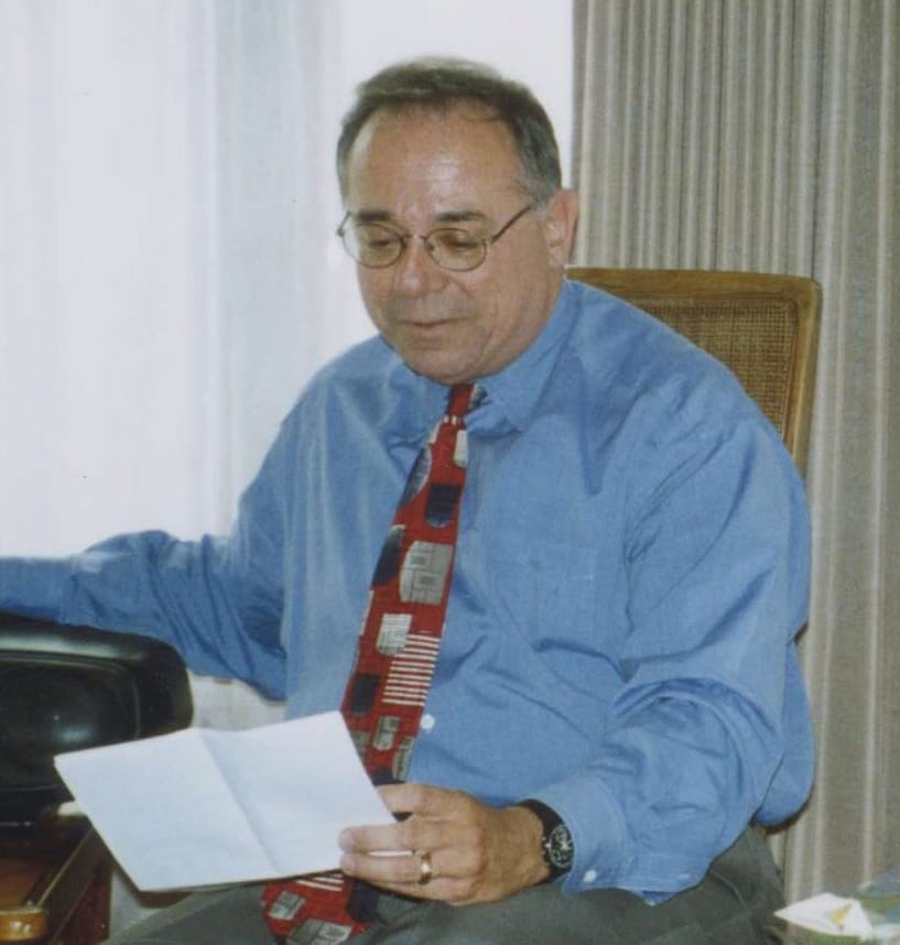 Don at His Desk in San Carlos